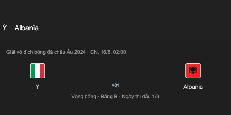 Italy - Albania Vào 02h00 Ngày 16/6 Trận Chung Kết EURO 2024 4 Nhận định trước trận Italy - Albania