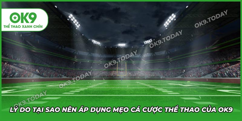 Mẹo Cá Cược Thể Thao Hiệu Quả Giúp Bạn Tăng Tỷ Lệ Thắng 9 Lý do cần áp dụng mẹo cá cược thể thao mỗi khi tham gia tại OK9